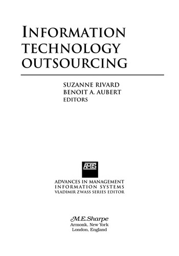 Information technology outsourcing
