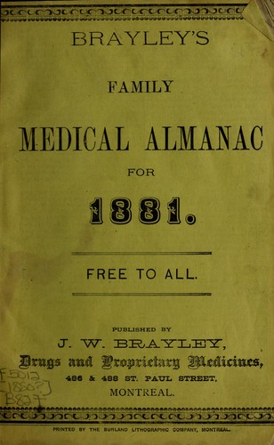 Brayley's family medical almanac for 1881