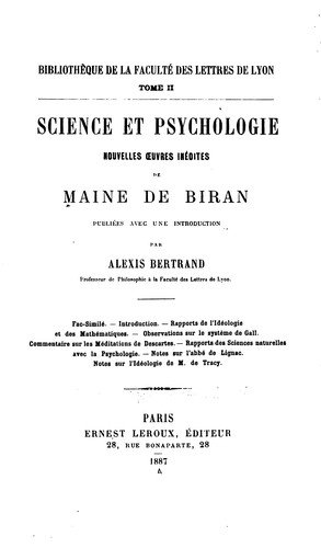 Science et psychologie