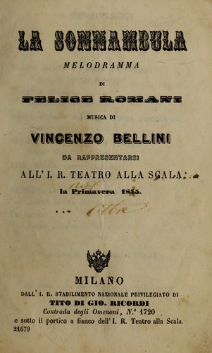 La sonnambula