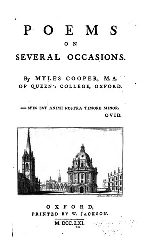 Poems on Several Occasions