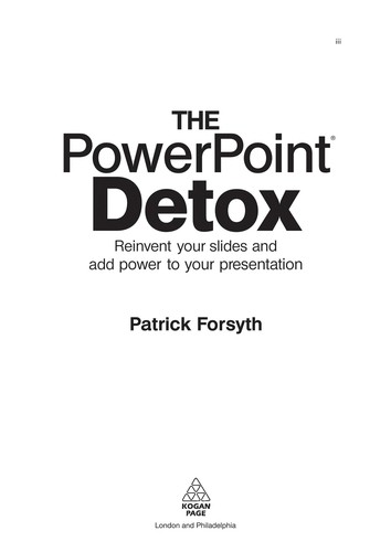 The PowerPoint detox