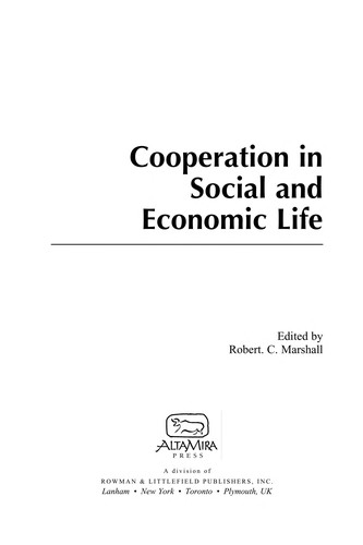 Cooperation in economy and society