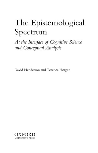 The epistemological spectrum