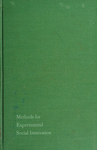 Methods for experimental social innovation