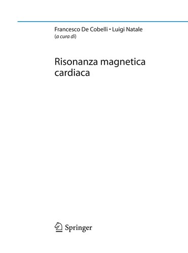 Risonanza magnetica cardiaca