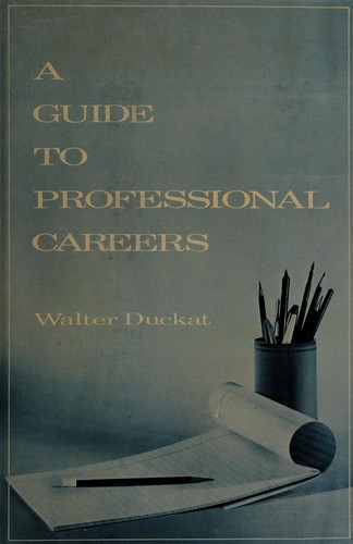 A guide to professional careers