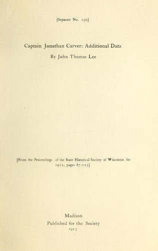 Captain Jonathan Carver