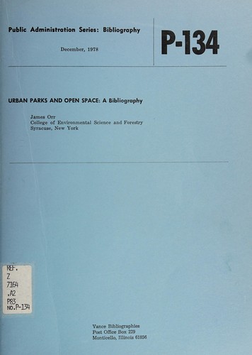 Urban parks and open space
