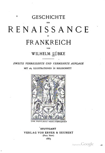 Geschichte der renaissance in Frankreich