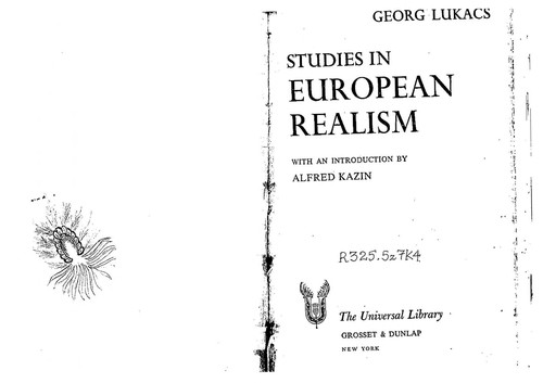 Studies in European Realism