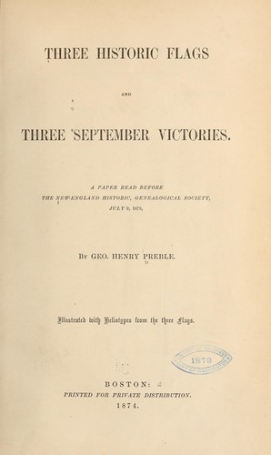 Three historic flags and three September victories