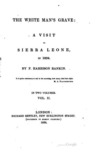The white man's grave