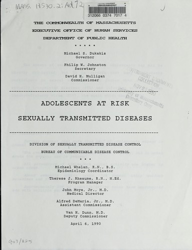 Adolescents at risk