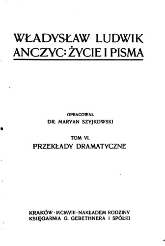 ycie i pisma