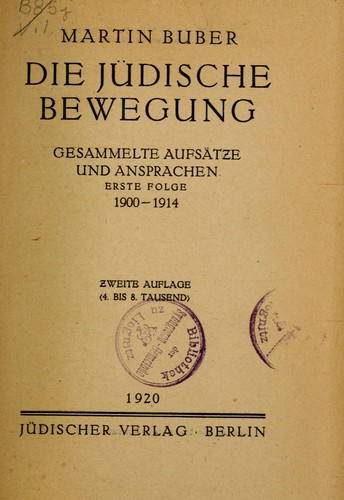 Die jüdische Bewegung