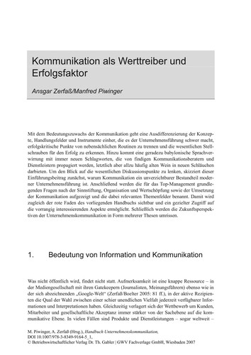 Nutzerakzeptanz von webbasierten Anwendungen
