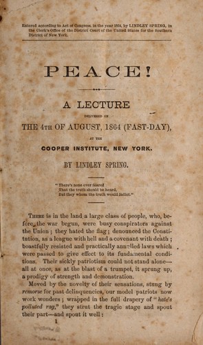 Peace!