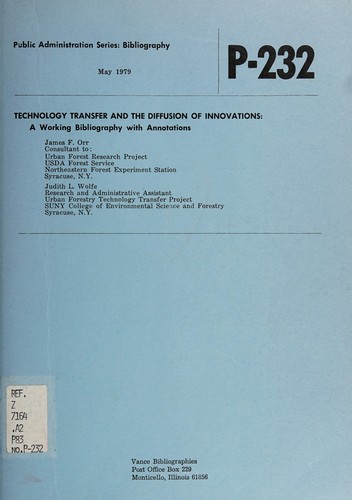 Technology transfer and the diffusion of innovations