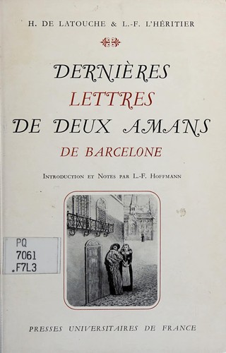 Dernières lettres de deux amans de Barcelone
