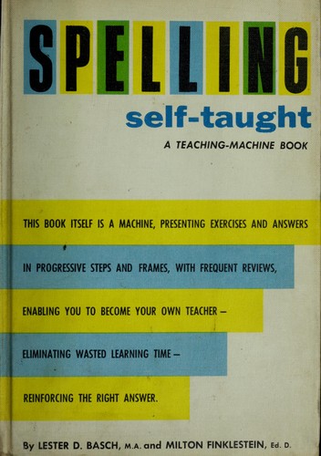 Spelling self-taught