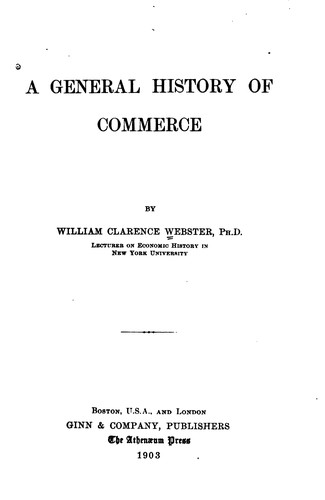 A general history of commerce