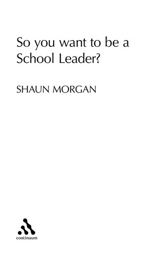 So you want to be a school leader?