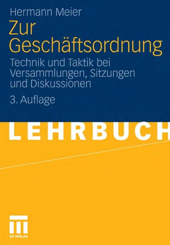 Zur Gescha ftsordnung