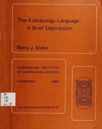 The Kalkatungu language