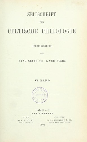 Zeitschrift für celtische Philologie