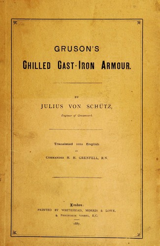 Gruson's chilled cast-iron armour