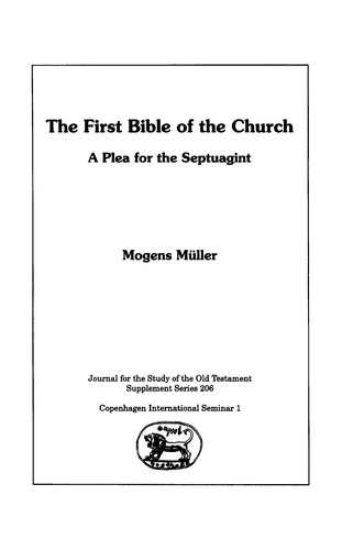 The first Bible of the church