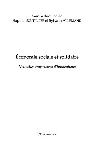 E conomie sociale et solidaire