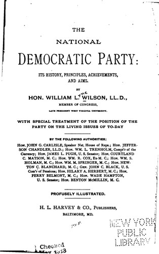 The national Democratic party