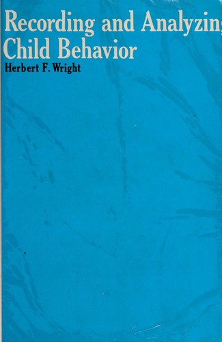 Recording and analyzing child behavior with ecological data from an American town