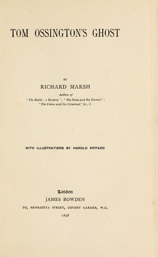 Tom Ossington's ghost