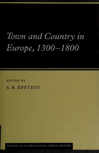 Town and country in Europe, 1300-1800