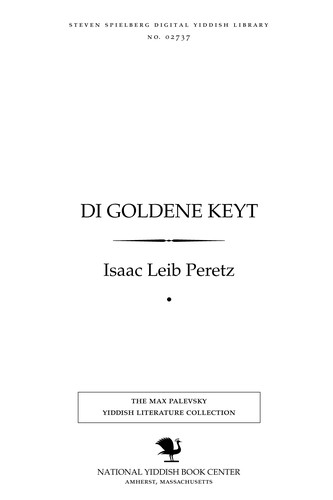 Di goldene ḳeyṭ