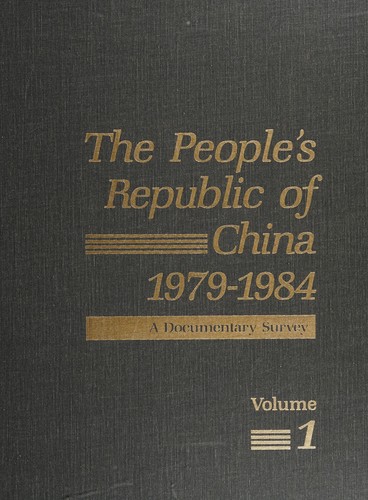 The People's Republic of China, 1979-1984