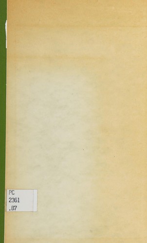 Précis de syntaxe française du XVIIe siècle