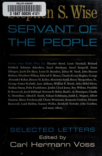 Stephen S. Wise: Servant of the people