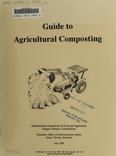 Guide to agricultural composting