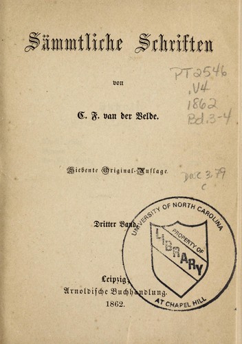 Sämmtliche Schriften