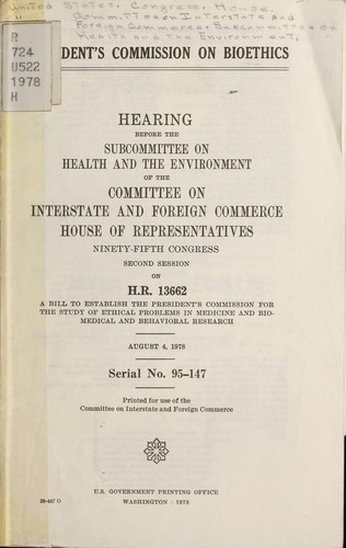 President's Commission on Bioethics