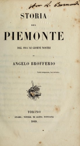 Storia del Piemonte dal 1814 ai giorni nostri