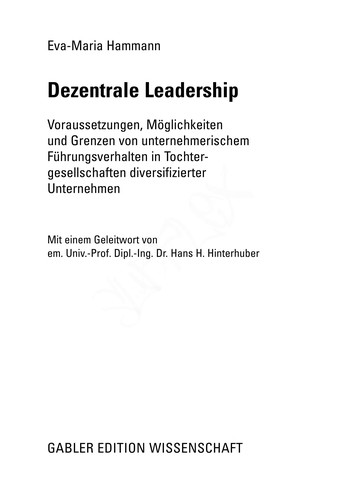 Dezentrale leadership