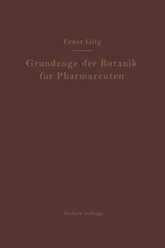 Grundzüge der Botanik für Pharmazeuten
