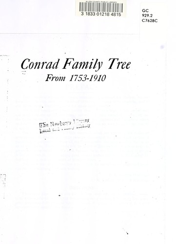 Conrad Family Tree