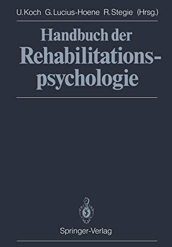 Handbuch der Rehabilitationspsychologie