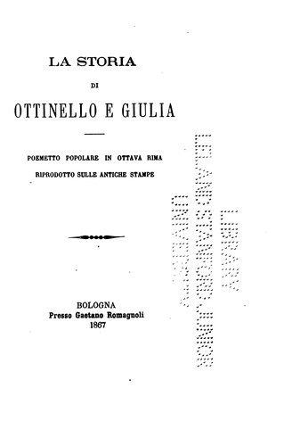 La storia di Ottinello e Giulia
